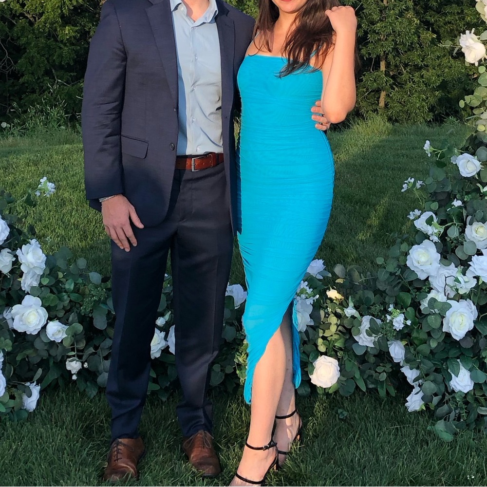 SNDYS Simone Dress in Blue